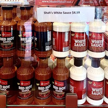 Shah's Halal Food - Their sauces for sale $4.99 - Halal Near Me - New Hyde Park, New York Shah's Halal Food - Their sauces for sale $4.99 - Halal Near Me - New Hyde Park, New York
