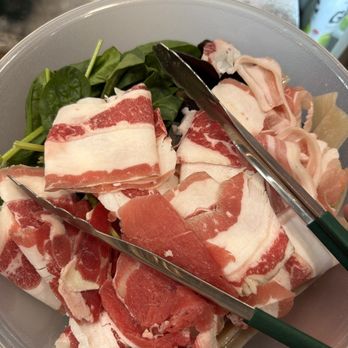 Mala Town - Bowl of raw ingredients read for cooking - Hot Pot Near Me - Pleasanton, California Mala Town - Bowl of raw ingredients read for cooking - Hot Pot Near Me - Pleasanton, California