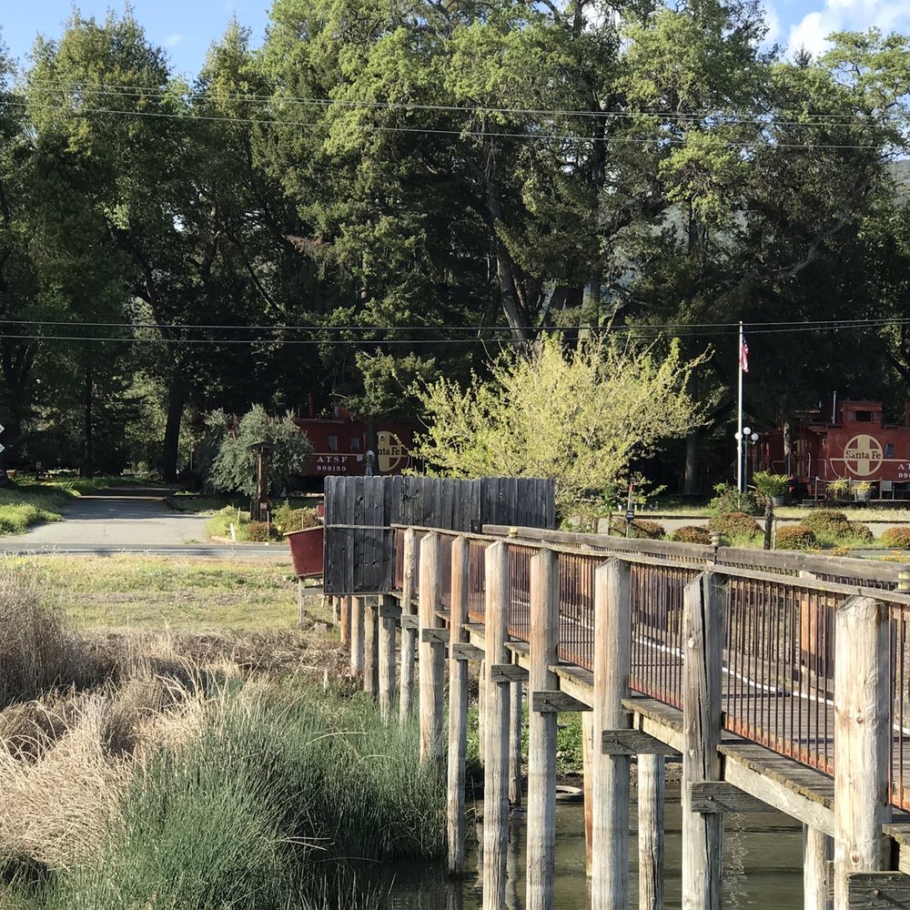 Featherbed Railroad - From the dock looking back to the resort. - Bed & Breakfast Near Me - Upper Lake, California Featherbed Railroad - From the dock looking back to the resort. - Bed & Breakfast Near Me - Upper Lake, California