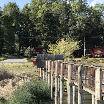 Featherbed Railroad Bed & Breakfast - From the dock looking back to the resort. - Hotels Near Me - Upper Lake, California Featherbed Railroad Bed & Breakfast - From the dock looking back to the resort. - Hotels Near Me - Upper Lake, California