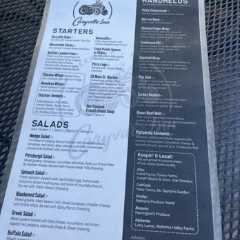 Caryville Inn - menu - Hotels Near Me - Oakfield, New York Caryville Inn - menu - Hotels Near Me - Oakfield, New York