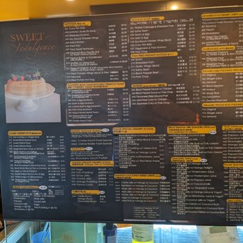 Sweet Indulgence - Menu, 3/25/22 - Desserts Near Me - Millbrae, California