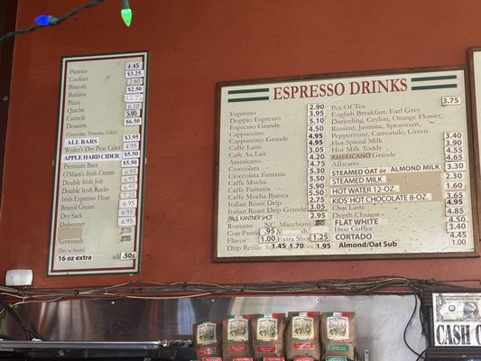 Menu photo 1 Caffe Trieste San Francisco, CA