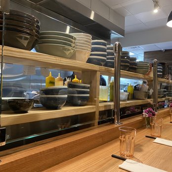 Monster Ramen - Prep area and counter seating - Ramen Near Me - Chicago, Illinois