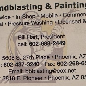 B-B Sandblasting & Painting - Sandblasting Near Me - Phoenix, Arizona