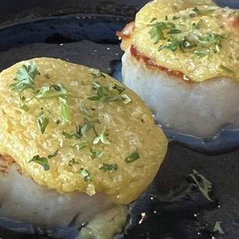 Petiscos - Scallops with Curry Crust - Portuguese Near Me - San Jose, California Petiscos - Scallops with Curry Crust - Portuguese Near Me - San Jose, California