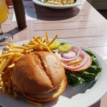 Topside Bar & Grill - The salmon burger was cooked perfectly! - American Near Me - Steilacoom, Washington Topside Bar & Grill - The salmon burger was cooked perfectly! - American Near Me - Steilacoom, Washington