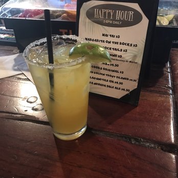 Lakanuki - Happy hour margarita on the rocks $5 - Tiki Bars Near Me - Mammoth Lakes, California Lakanuki - Happy hour margarita on the rocks $5 - Tiki Bars Near Me - Mammoth Lakes, California