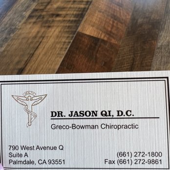 Greco-Bowman Chiropractic - This guy is Amazing! - Chiropractors Near Me - Palmdale, California