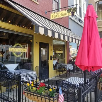 Cafe Paradiso - Outside - Cafes Near Me - Urbana, Ohio