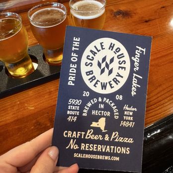 Scale House Brewery - Inside bar to order a flight (outside has cans) - Breweries Near Me - Hector, New York Scale House Brewery - Inside bar to order a flight (outside has cans) - Breweries Near Me - Hector, New York