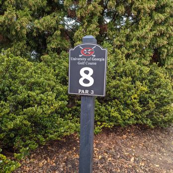 UGA Golf Course - Hole 8 marker. - Golf Near Me - Athens, Georgia