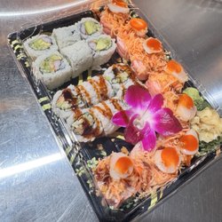 Hanako Japanese Hibachi & Sushi - California roll, eel avocado , Pink Angel Roll