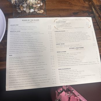 Saison - Wine list - Wine Bars Near Me - San Francisco, California