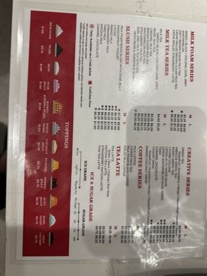Menu photo 2 Gong Cha Austin, TX