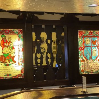 Bavarian Inn - Read the stained glass for a chuckle! - German Near Me - Lena, Wisconsin Bavarian Inn - Read the stained glass for a chuckle! - German Near Me - Lena, Wisconsin