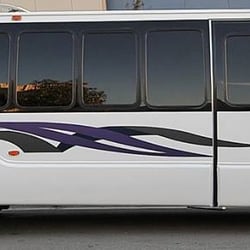 Abiding Limousines - Krystal Coach Party Bus with a POLE!