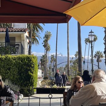 Chad's - beautiful view, you can also see the water but i didnt get a picture because people were sitting next to us - Breakfast & Brunch Near Me - Santa Barbara, California