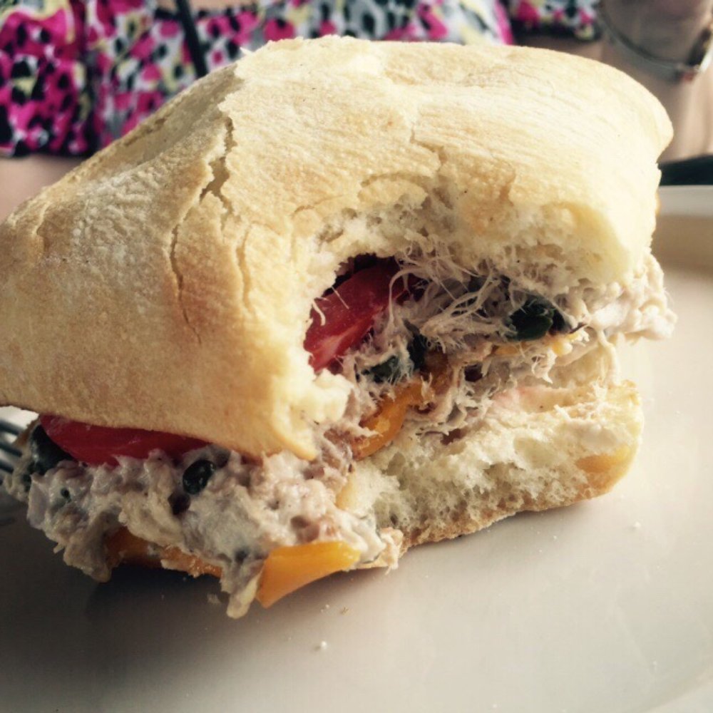 Mill Mountain Coffee & Tea - Tuna salad on ciabatta. Tons of food! - Coffee & Tea Near Me - Roanoke, Virginia Mill Mountain Coffee & Tea - Tuna salad on ciabatta. Tons of food! - Coffee & Tea Near Me - Roanoke, Virginia