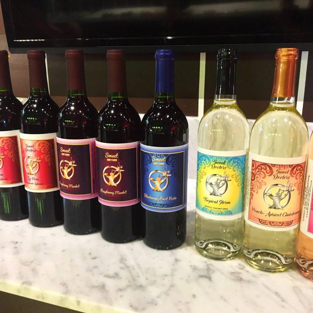 Some of the delicious wine they carry! Some of the delicious wine they carry!