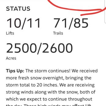 Crystal Mountain Resort - 8:40 is when you post the mountain report?? Are you serious? Ski pat used to do it at 4 AM. This is the beginning of the end. - Ski Resorts Near Me - Enumclaw, Washington Crystal Mountain Resort - 8:40 is when you post the mountain report?? Are you serious? Ski pat used to do it at 4 AM. This is the beginning of the end. - Ski Resorts Near Me - Enumclaw, Washington