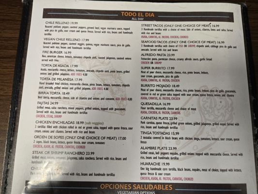 Menu photo 2 Casa Villa San Jose, CA Menu photo 2 Casa Villa San Jose, CA