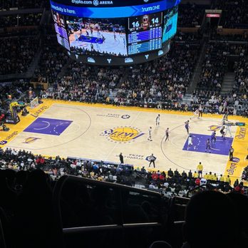 Crypto Arena - Section 333, row 14 view - Stadiums & Arenas Near Me - Los Angeles, California
