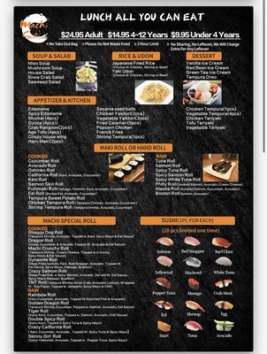 Menu photo 8 Machi Sushi Austin, TX