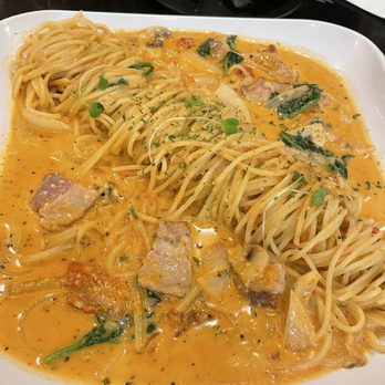 The Flying Fish - Rose bacon pasta (large size) - Japanese Near Me - Richmond Hill, Ontario