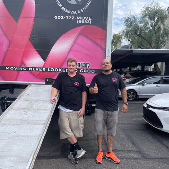 Pink's Moving - My two Hero's Red and Theo Notice the Orange - Movers Near Me - Scottsdale, Arizona Pink's Moving - My two Hero's Red and Theo Notice the Orange - Movers Near Me - Scottsdale, Arizona
