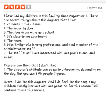 Allison's Clubhouse - My previous review - Child Care & Day Care Near Me - Irving, Texas Allison's Clubhouse - My previous review - Child Care & Day Care Near Me - Irving, Texas