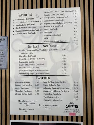 Menu photo 8 Mas Cafecito coffee Baldwin Park, CA Menu photo 8 Mas Cafecito coffee Baldwin Park, CA