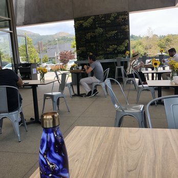Howdy's Sonrisa Cafe - Patio (I brought my own drink, which was fine with them) - Cafes Near Me - Malibu, California