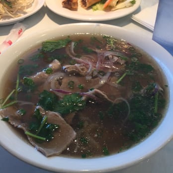 Pho Palace - My Pho number 10 with beef steak! Broth was fantastic! - Vietnamese Near Me - Arlington, Texas