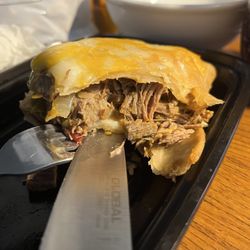 Karichimaka Restaurant - Other half of my chimi - had it for dinner later.  All meat.