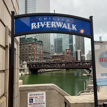 Chicago Riverwalk - St Patrick's day weekend    River green - Landmarks & Historical Buildings Near Me - Chicago, Illinois