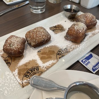 Hash Kitchen - Bacon beignets very greasy. - Breakfast & Brunch Near Me - Peoria, Arizona Hash Kitchen - Bacon beignets very greasy. - Breakfast & Brunch Near Me - Peoria, Arizona