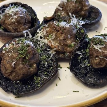 Brugada Kitchen and Bar - Stuffed mushrooms - Breakfast & Brunch Near Me - Nashville, Tennessee Brugada Kitchen and Bar - Stuffed mushrooms - Breakfast & Brunch Near Me - Nashville, Tennessee