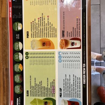 Kung Fu Tea - Drink menu - Bubble Tea Near Me - Aurora, Colorado