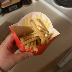 McDonald's - A few fries