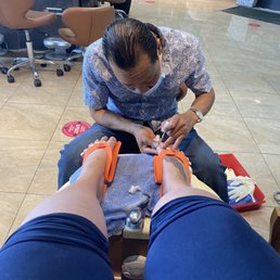 Pedicure, French tip Pedicure, French tip
