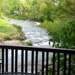 The Chimney Rock Inn & Cottages - This view of the Rocky Broad River is beyond comparison.