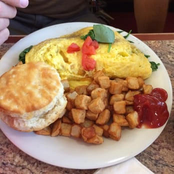 D'egg West - Omelette with biscuit and home fries. (Build your own omelette) - Diners Near Me - Norfolk, Virginia D'egg West - Omelette with biscuit and home fries. (Build your own omelette) - Diners Near Me - Norfolk, Virginia
