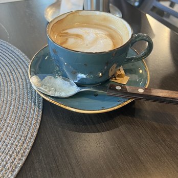 KC Bistro - Cappuccino (after a couple sips) - Korean Near Me - Weston, Florida KC Bistro - Cappuccino (after a couple sips) - Korean Near Me - Weston, Florida