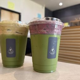 Matcha Cookie Butter Cream Top (16oz) & Matcha Blueberry Cream Top (16oz) Matcha Cookie Butter Cream Top (16oz) & Matcha Blueberry Cream Top (16oz)