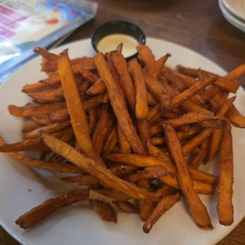 O'Malley's On Main - Sweet potato fries were ON POINT. Crispy, hot and way too easy to keep eating. - Irish Near Me - Seal Beach, California O'Malley's On Main - Sweet potato fries were ON POINT. Crispy, hot and way too easy to keep eating. - Irish Near Me - Seal Beach, California