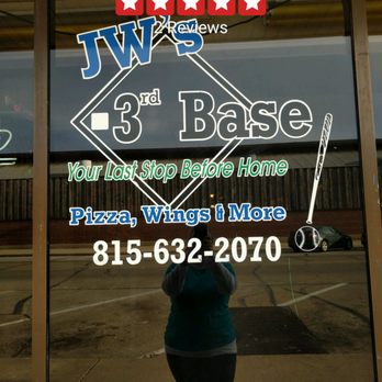 Jw's 3rd Base - a woman holding a baseball bat - Pizza Near Me - Rock Falls, Illinois Jw's 3rd Base - a woman holding a baseball bat - Pizza Near Me - Rock Falls, Illinois