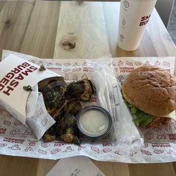 Smashburger - Best crispy Chicken and Brussel sprouts - Burgers Near Me - Manhattan Beach, California Smashburger - Best crispy Chicken and Brussel sprouts - Burgers Near Me - Manhattan Beach, California