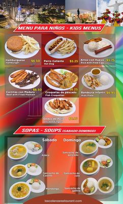 Menu photo 1 Las Caleñas Colombian Restaurant Katy, TX