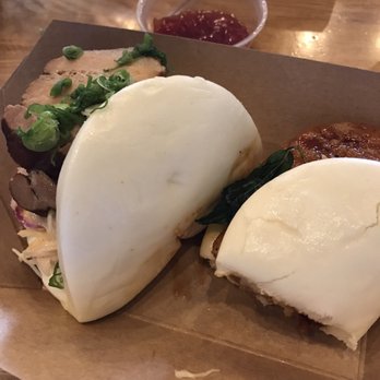 Fat Bao - Memphis on the left. Big Byrd on the right. Both were really good. - Chinese Near Me - Houston, Texas Fat Bao - Memphis on the left. Big Byrd on the right. Both were really good. - Chinese Near Me - Houston, Texas